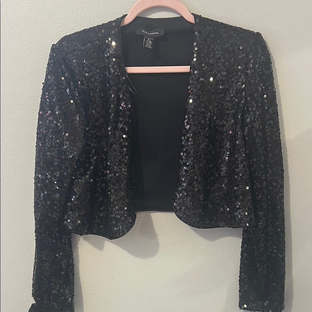 Black Sequin Top